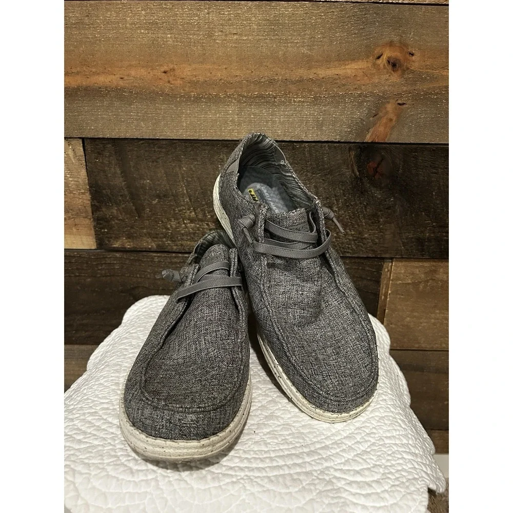 Skechers Mens Streetwear Memory Foam Relaxed Fit Shoe Gray‎ Size 9